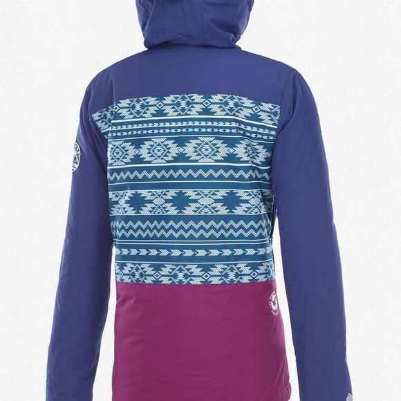 PICTURE ORGANIC MINERAL Snowboarding Coat Jacket DARK BLUE Women’s Large Ski - Picture 2 of 4